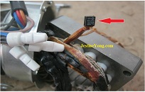 fan motor temperature fuse check
