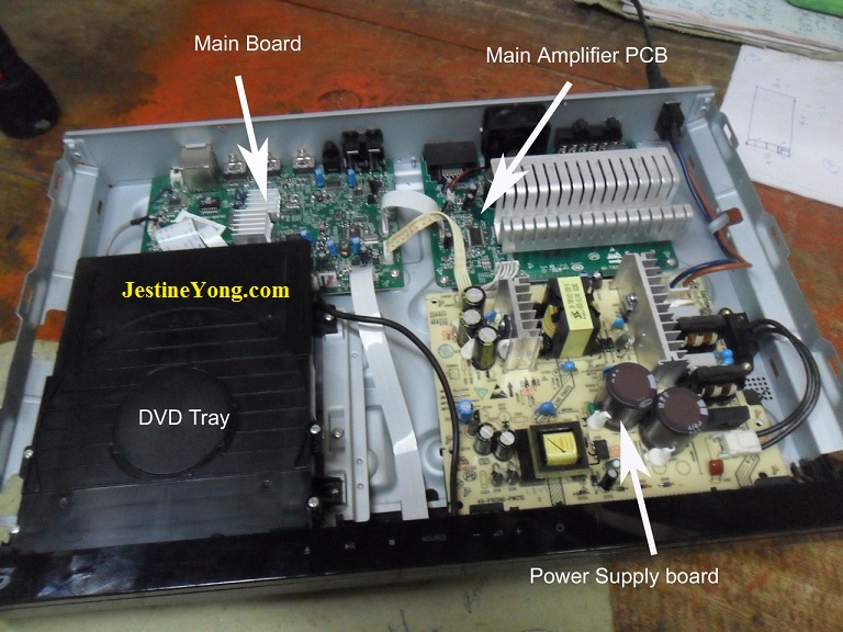 how to fix no power in dvd player