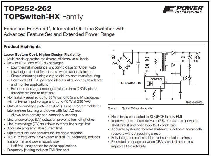 top261en ic datasheet
