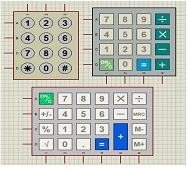 keypad interfacing with 8051 ic microcontroller
