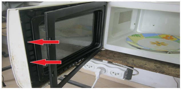 replace lock in microwave oven