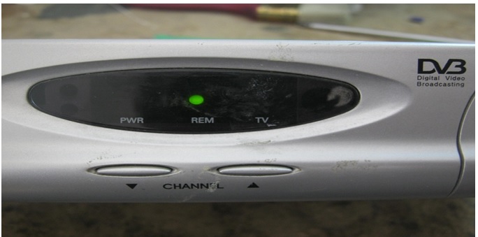 servicing satellite receiver