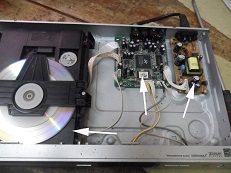 Philips DVD can't open tray repair