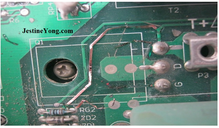 how to fix and repair welding machine board