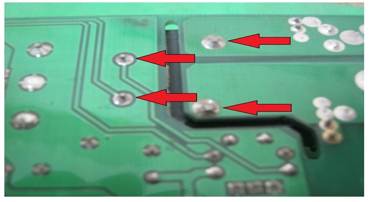 how to repair welding machine board