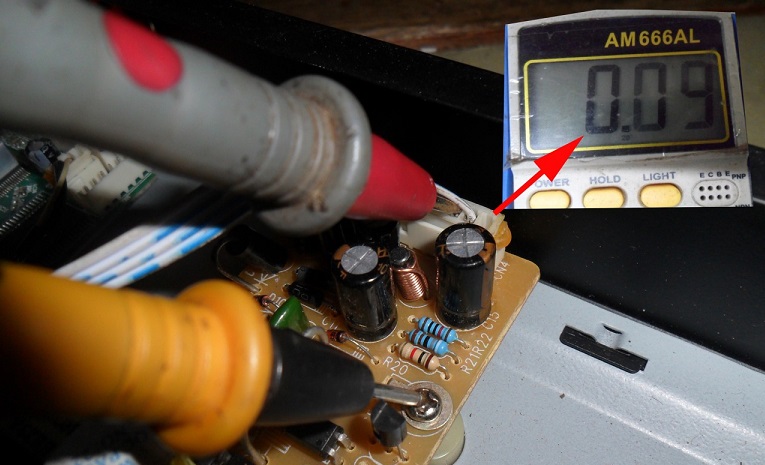 how to fix dvd power supply