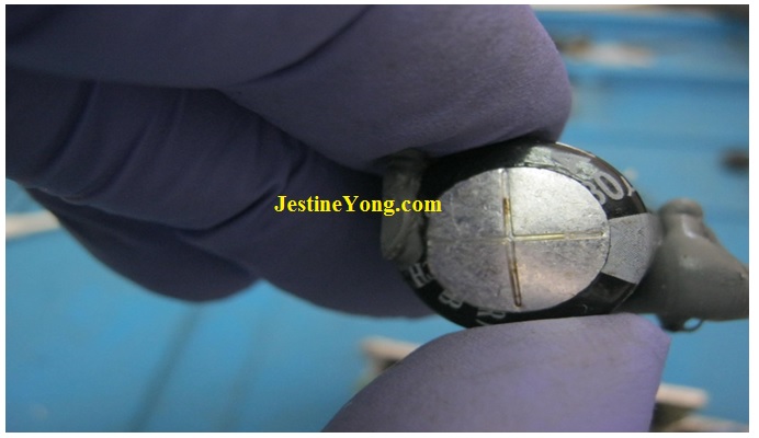 bad capacitor in play station