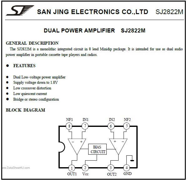 2j2822m datasheet