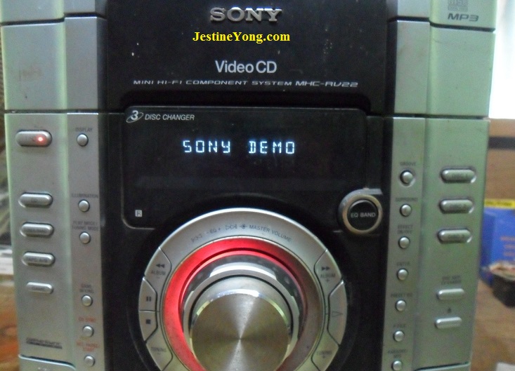 sony hifi tray not open