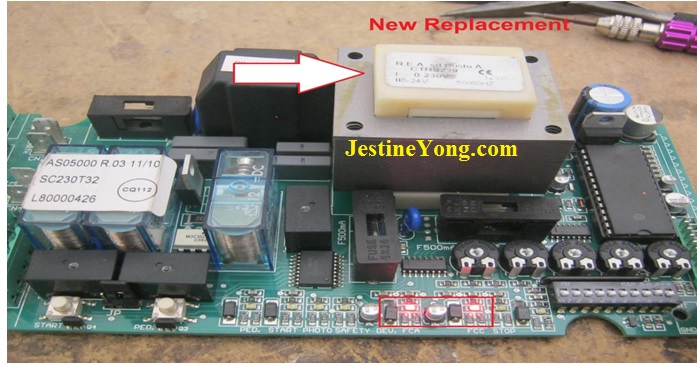 transformer replaced