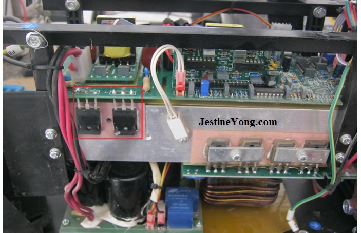 igbt shorted in welding machine repair