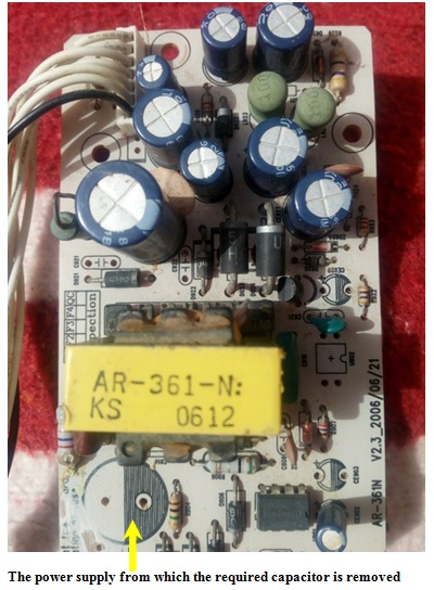 capacitor faulty
