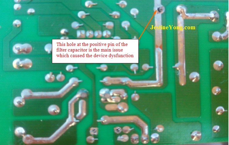 poorly solder pcb