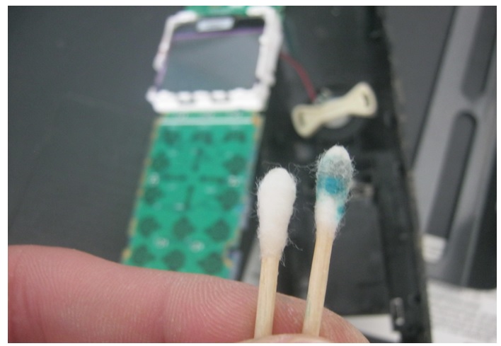 cleaning cordless phone