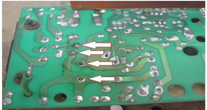 board problem in power supply