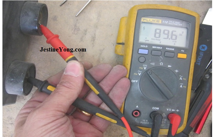 how to check measure welding machine voltage